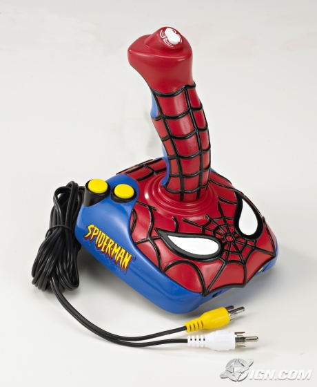 Spiderman's joy-stick